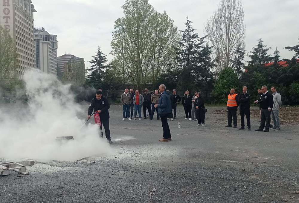 Destek Hizmetleri Daire Başkanlığı Yangın Eğitimleri 