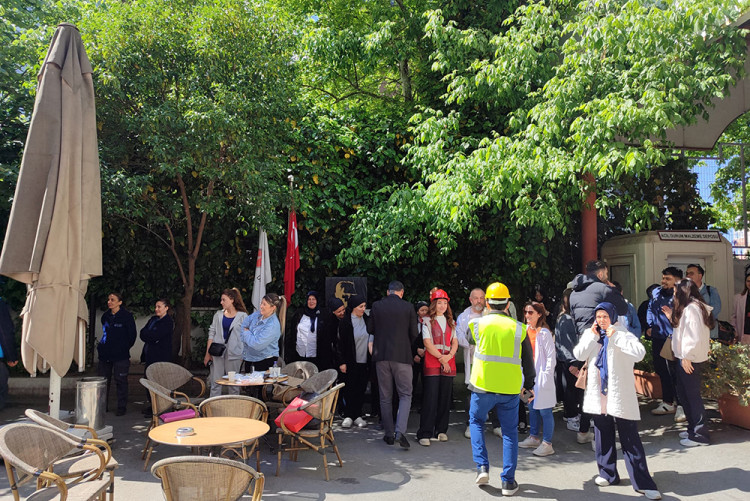 İstanbul Kültür Üniversitesi Deprem Tatbikatı