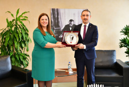 Rektörümüz Prof. Dr. Fadime Üney Yüksektepe, Bakırköy Kaymakamını Ağırladı