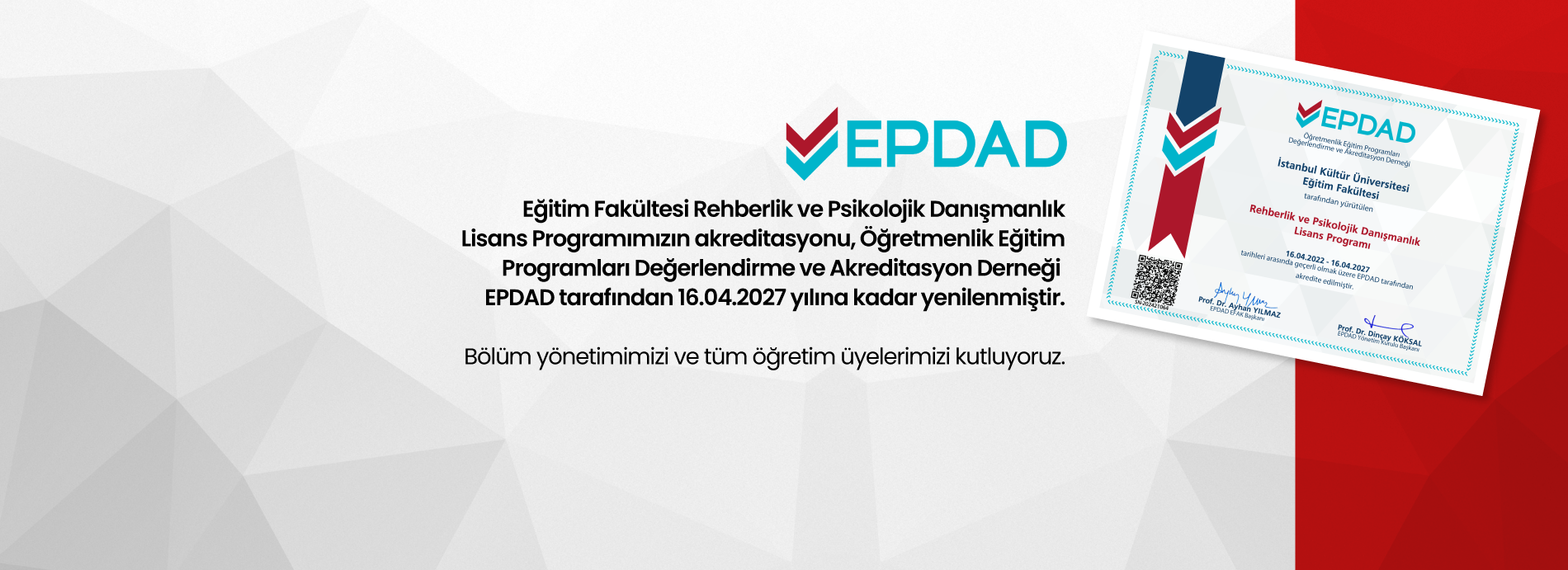 EPDAT Akreditasyonu