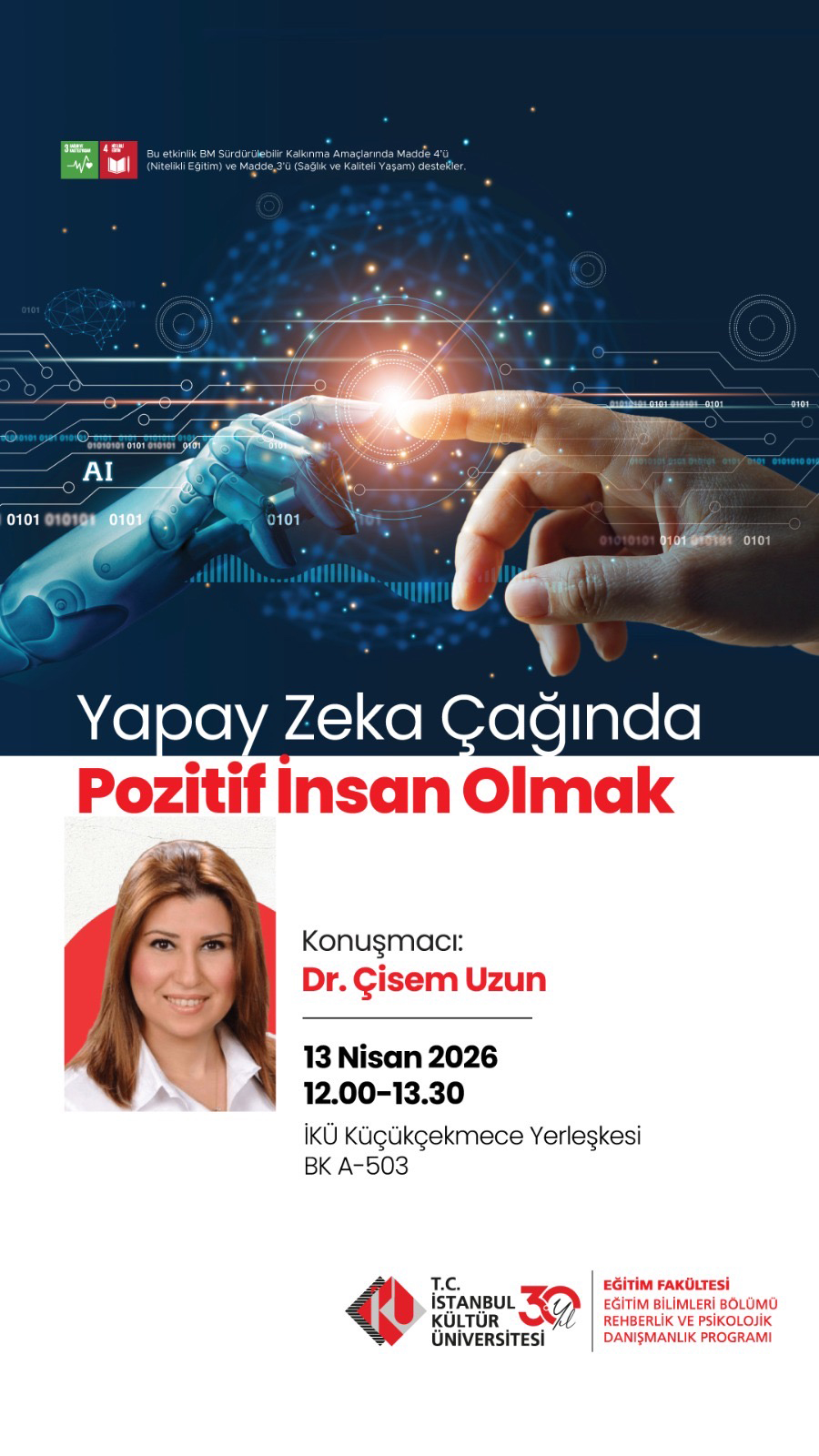 "Yapay Zeka Çağında Pozitif İnsan Olmak Semineri" 