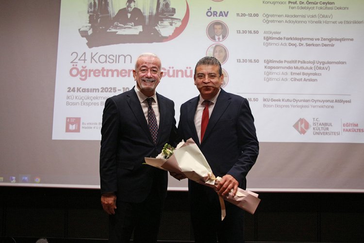 “24 Kasım Öğretmenler Günü Coşkusu: Öğretmenlerimizin İzinde, Eğitimin Geleceği” İKÜ’de Kutlandı